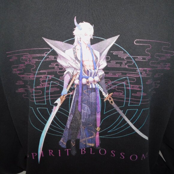 H&M League of Legends Mens XL Black SPIRIT BLOSSOM Graphic Hoodie - Picture 7 of 9